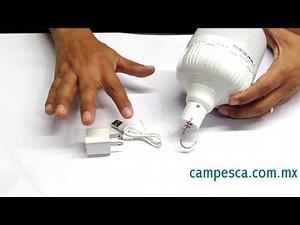 Lámpara de led recargable m2872