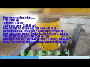 kentledge Pile Static Load Test