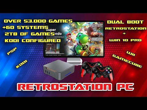 Unpacking RetroStation PC - Retro Gaming Console - Over 53.000 Retro Games and +60 Systems