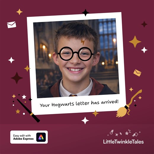 Harry Potter 11th Birthday Invitation Boy With Photo, Hogwarts Letter Wizard Party Invite, 5x7 Maroon Gold - Etsy