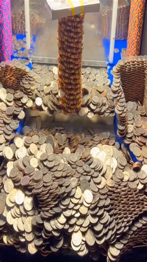 42K views · 647 reactions | Today, I went all in at the high-limit coin pusher with over $500 in quarters. The stacks were HUGE, and the edge was LOADED. Every push brought us closer to the BIG win. Watch as I take insane risks and make massive gains (or losses ) #coinpusher | Wrs Jackpot Win | Facebook