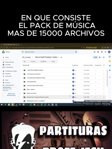 PACK MÚSICA MAS DE 15000 ARCHIVOS#partiturasgratis #lapazbolivia #PROFEJESU #partituras #ojitosmentirosos👀🥰