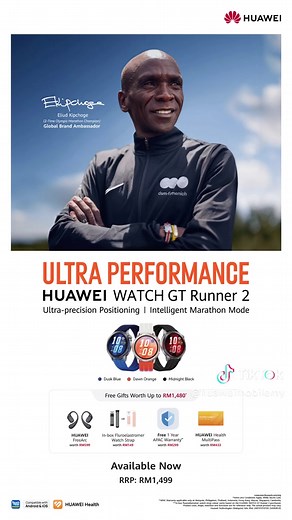 Ultra Performance — redefined with the all-new HUAWEI WATCH GT Runner 2. Stay ahead with Ultra-Precision Positioning and Heart Rate for accurate tracking powered by advanced antenna design and the HUAWEI TruSense System. Elevate every run with intelligent Marathon Mode, offering personalised training, pace strategy, and performance insights from the beginning to the end. Built to perform, the Slim Design with Titanium delivers durability with a modern edge. Featuring ECG₁ & Pulse Wave Arrhythmia