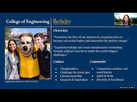 UC Berkeley Engineering Campus Tour - July 1, 2021