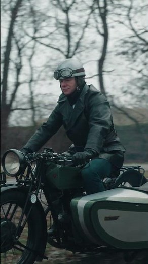 Rudge vintage motorcycle with trailer #vintagemotorcycle #vintage
