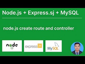 node.js create route and controller