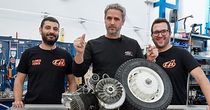 We build a Lambretta Engine