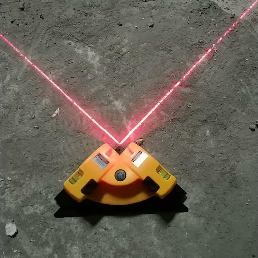 Right Angle 90 Degree Laser Level Cross Line Tiling Leveling Laser Beam Measurement Tool