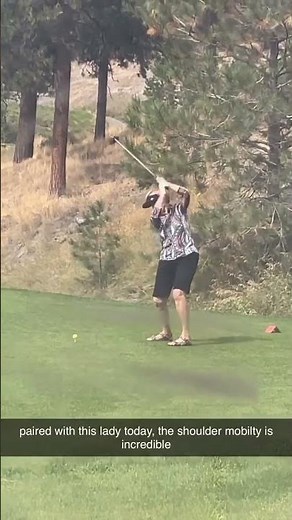 Well this is the new trendy shot! Who’s trying it out? #golf