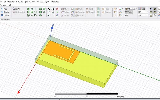 【HFSS仿真】20 双频PIFA设计