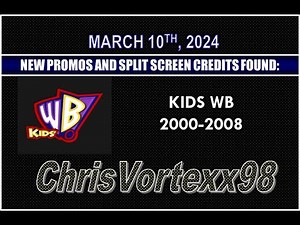 New Promos and Split Screen Credits Foundings: 3-10-2024: Kids WB 2000-2008