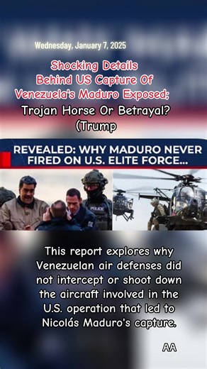 An expert analyst outlines three possible explanations for the apparent failure of Venezuelan forces to engage the incoming aircraft, examining strategic, technical, and command-related factors that may have influenced the response and ultimately led to Maduro's capture at the hands of U.S. elite forces.