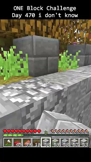 Day 470 Minecraft build challenge - ONE BLOCKS BUILD