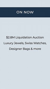 24K views | Our Largest Liquidation Auction Ever: Featuring Fine Jewellery, Swiss Watches, Designer Bags & More. Register to Bid Now. | First State Auctions | Facebook
