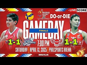 PVL FINALS LIVE: CREAMLINE COOL SMASHERS vs PETRO GAZZ ANGELS | Livescore