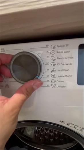 How to use the washing function on a Candy washer dryer #washerdryer