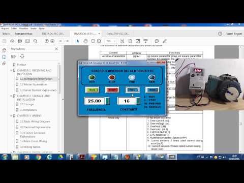 MODBUS RTU IHM DELTA E INVERSOR VDF