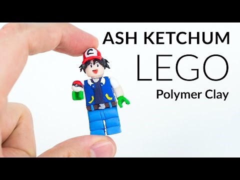 Pokémon from Lego (Ash Minifigure) – Polymer Clay Tutorial