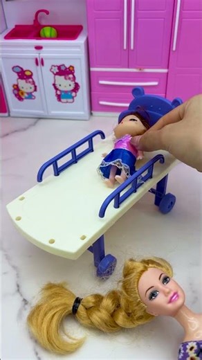 Satisfying With Unboxing Barbie Mini Giving Birth Toys, ASMR Video #shorts
