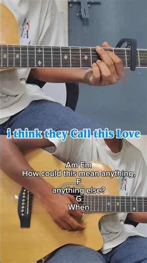 i think they Call this Love| Easy guitar taps 🎸 #cover #guitar