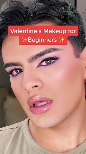 Easy Pink Cat Eye Tutorial! #makeup #beauty #tutorials #makeuptutorial #eyeshadow #eyeshadowtutorial #cateye #valentinesmakeup