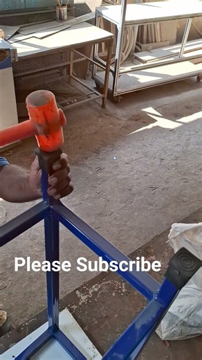 Fixing bottom leg bush for metal stool 🔥🔥 | #shorts