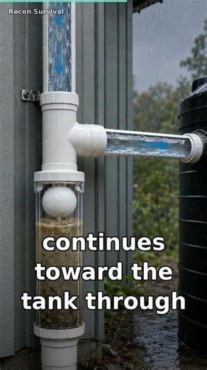 The First Roof Rinse Should Miss The Tank