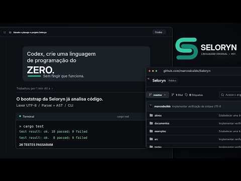 eu usei o codex para CRIAR UMA LINGUAGEM DO ZERO?