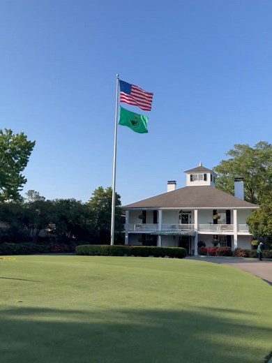 Arriving at Augusta National! #TheMasters #MagnoliaLane #Augusta #Par3