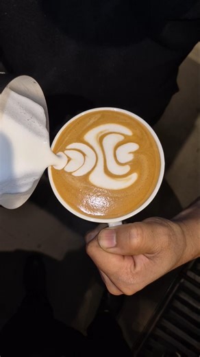 how to make latte art #coffee #morning #new #art #viral #video #song #trending #fyp