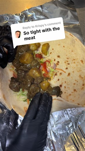 Replying to @Krispy Enough meat for you guys? 😅 Comment below 👇 #fyp #londonhotspots #foodtok #jamaicatiktok #currygoat