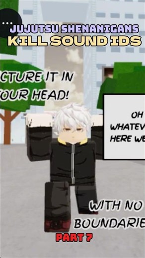 Jujutsu Shenanigans Kill Sound ids Part 7 #jujutsushenanigans #roblox #foryou