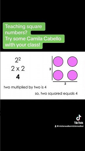 A square number song to try with your class!
