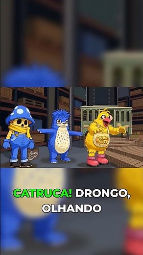 Mongo HUMILHA os animatrônicos falsificados do FNAF! - Mongo e Drongo em FNAF Secret of The Mimic