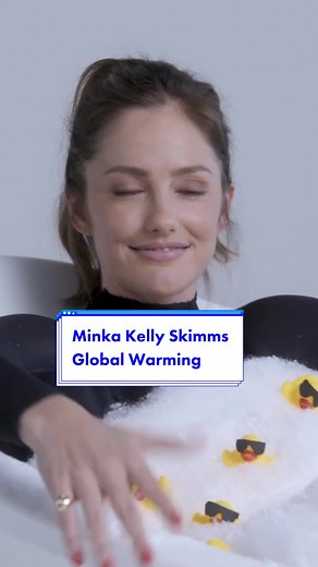 #MinkaKelly Skimms #globalwarming 🌎 From a #bathtub. Surrounded by rubber duckies.🐥 What should we have a #celeb Skimm next?👇