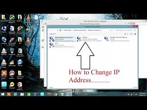 How to change ip address steps on windows 7, 8, and 8.1