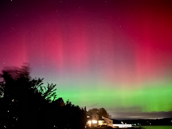 PHOTOS: Northern Lights illuminated Connecticut skies Tuesday
