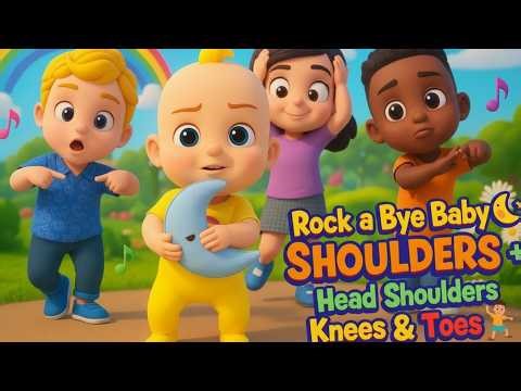 Head Shoulders Knees and Toes + Rock a Bye Baby 🌙 | Best Toddler Compilation 2026
