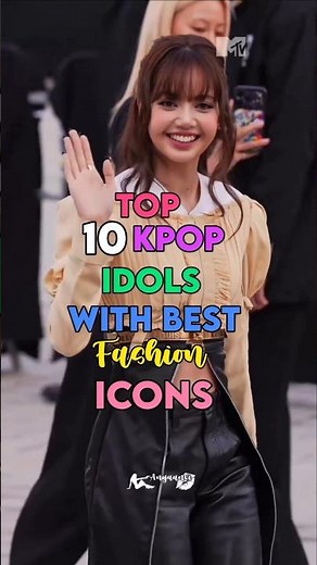 Top 10 kpop idols with best fashion icons ❤️‍🔥✨💓 #bts #kpop #blackpink #btsarmy #fypシ゚viral #blink