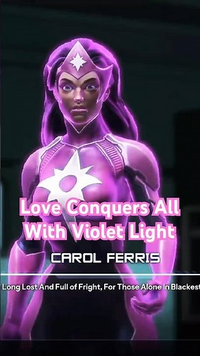 Carol Ferris - Star Sapphire’s Oath of Love | Love Conquers All #dcuo #dccomics #greenlantern