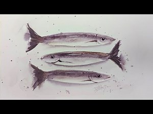 How to Paint Realistic Fishes in Watercolor | The Magic of Layered Watercolors