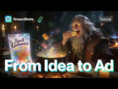 TensorShots Full Walkthrough | Create Your First Video Ad Step by Step