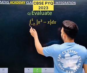 402 reactions · 42 shares | Q) Integration ∫ (- 2 to 1 ) |x³...