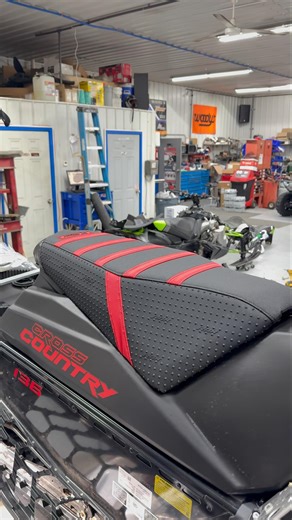 ROX Speed Fx gripper seat cover install! #polaris #snowmobile #reels #shorts #polaris #snowmobiles