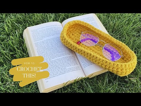 How to Crochet a SMALL BASKET