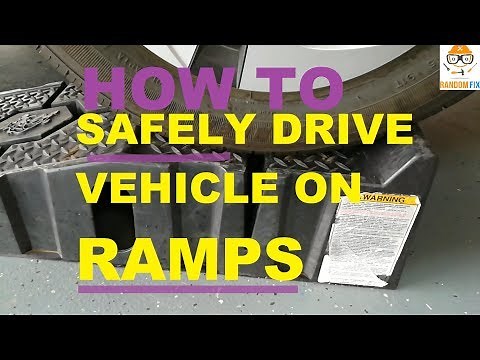 How To use Car Ramps for Oil Change Safely▶️ Rhino Ramps Oil Change