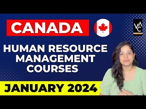 Human Resource Management Courses In Canada For January 2024 Intake | Study In Canada 2024