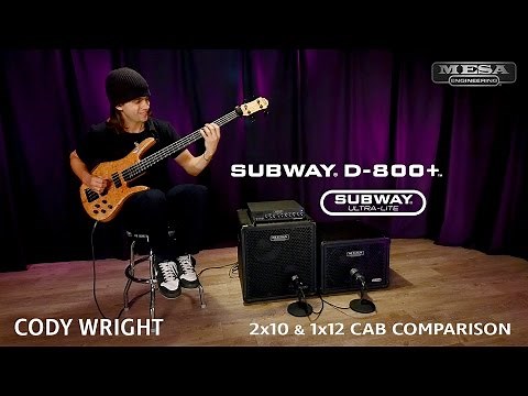 MESA/Boogie Subway Ultra-Lite 2x10 vs 1x12 Comparison