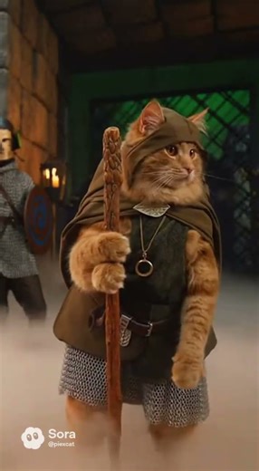 The True Lord of the Rings! 💍🐈 One Meow to Rule Them All!