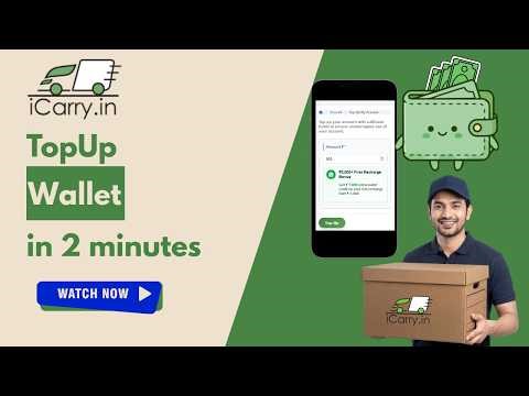 How to Top Up Wallet in iCarry in Add Money & Check Wallet History Step by Step